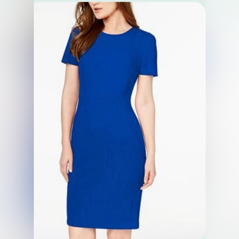 Talbots Royal Blue Midi Dress